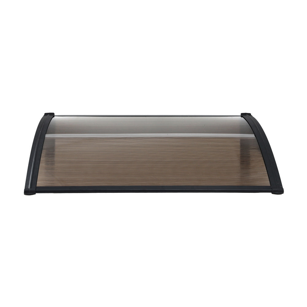 Door Awning | 0.8 x 1.0m | Window Canopy | Brown