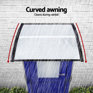 Window Door Awning | 0.8 x 1.0m | Transparent Canopy