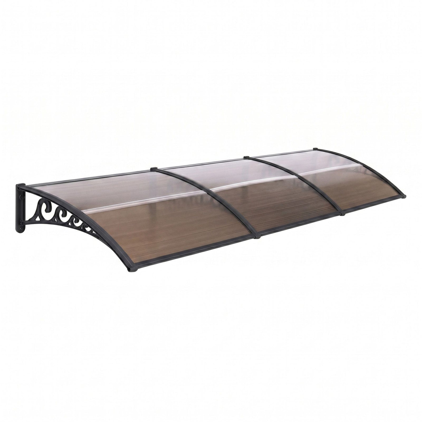 Window Door Awning | 0.8 x 3m Brown Canopy