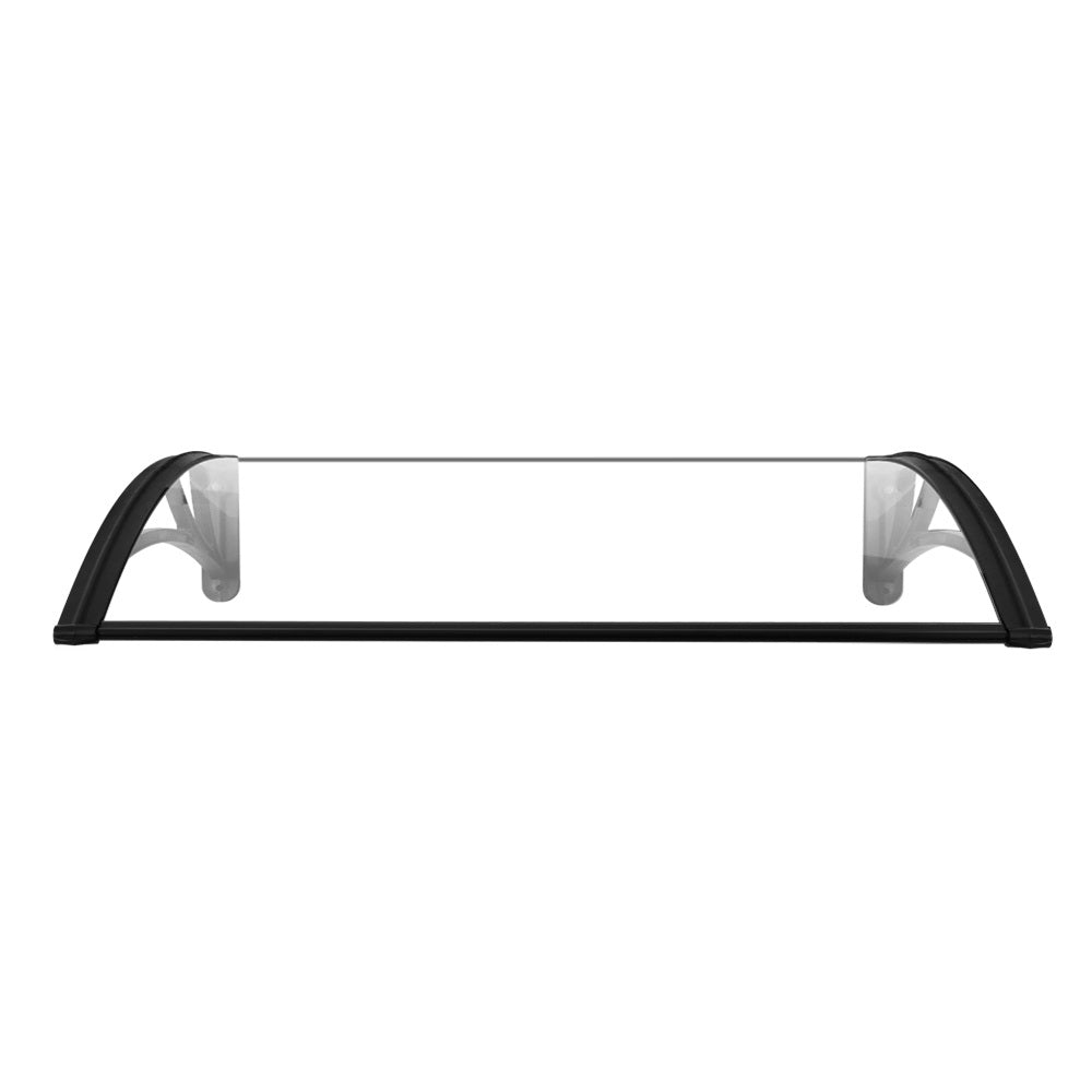 Window Door Awning | Canopy | 1mx3m | Transparent Solid Sheet | Plastic Frame