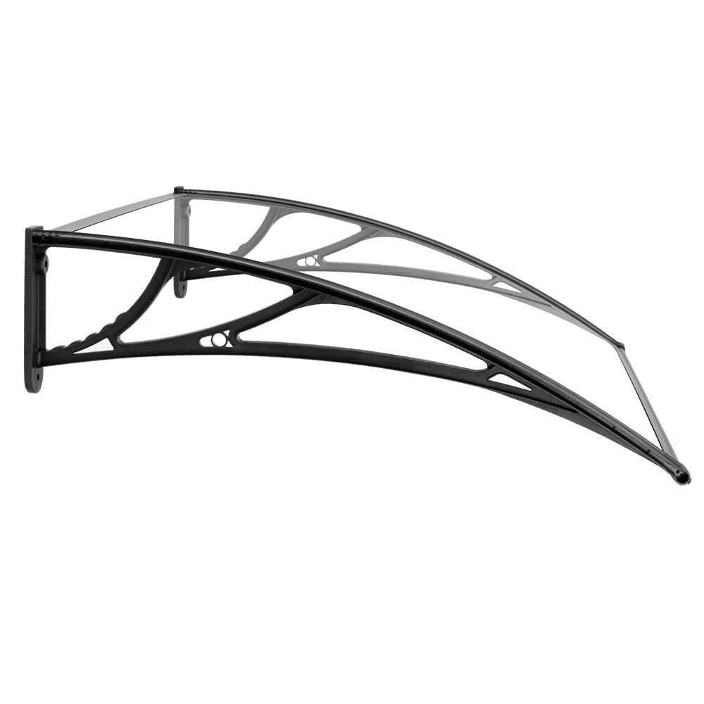Window Door Awning | Canopy | 1mx3m | Transparent Solid Sheet | Plastic Frame