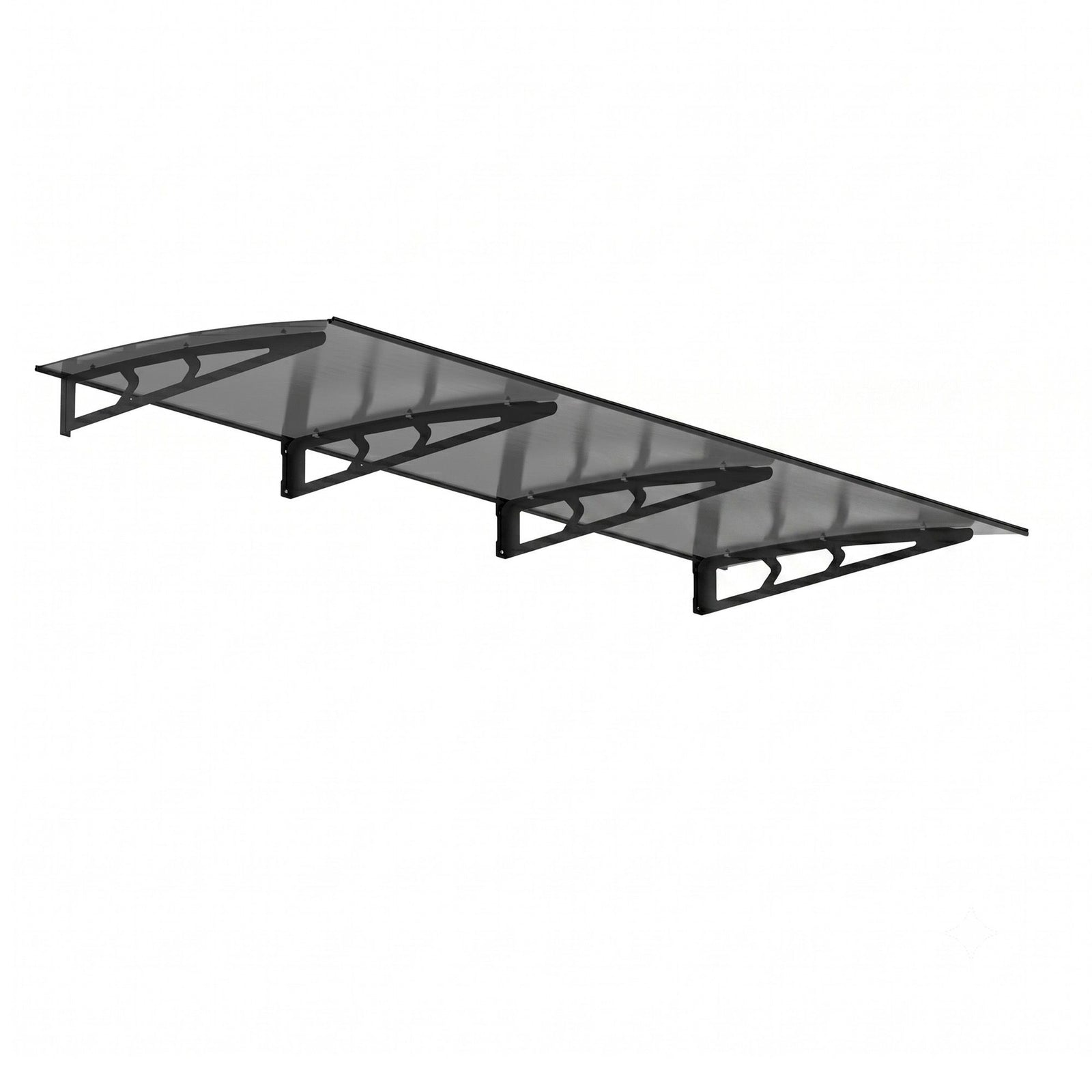 Window Door Awning | 1 x 3m Grey Solid Sheet Canopy