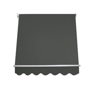 Window Fixed Pivot Arm Awning | Outdoor Blinds | Retractable Canopy | 1.5x2.1M