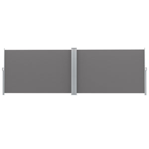 Instahut | Side Awning | Sun Shade Outdoor Retractable Privacy Screen | 1.8X6M | Grey
