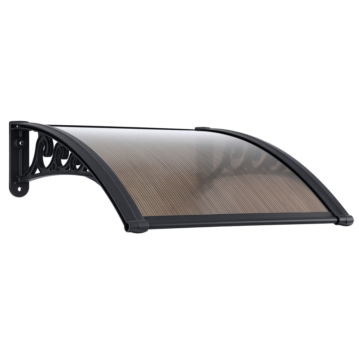 Window Awning | 0.6 x 0.6m | Drainage Canopy | Brown