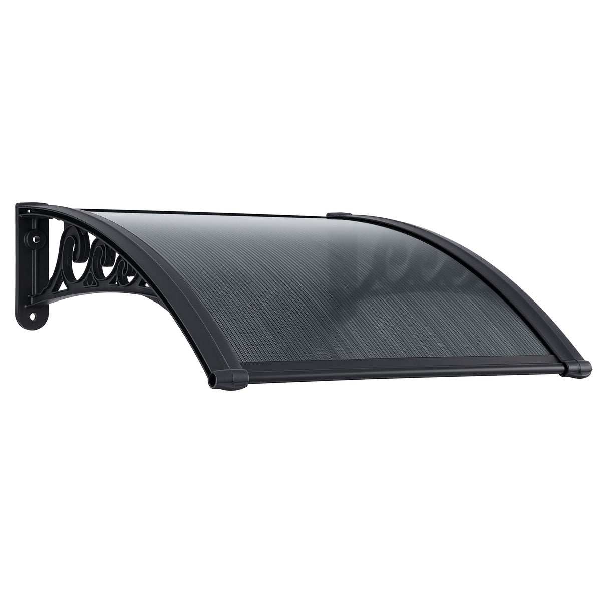 Window Awning Canopy | 0.6 x 0.6m | Drainage Cover | Grey