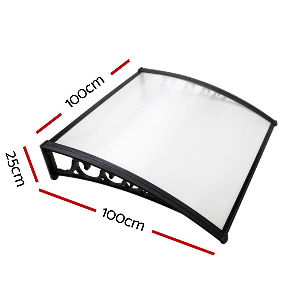 Window Door Awning | 1mx1m | Transparent Panel