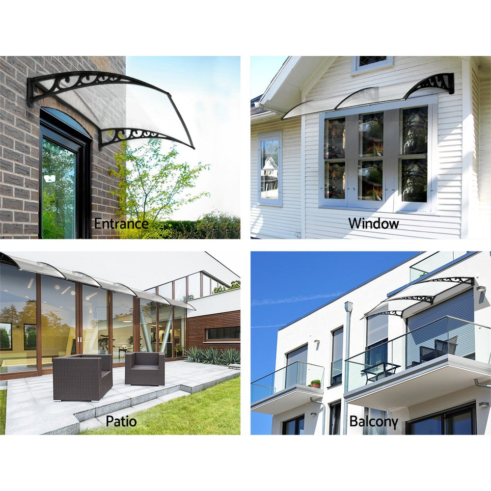 Window Door Awning | 1mx1m | Transparent Panel