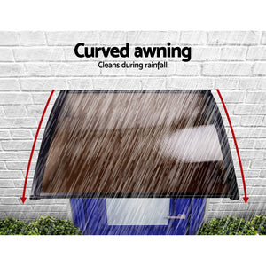 Window Door Awning | 1mx1m | Brown