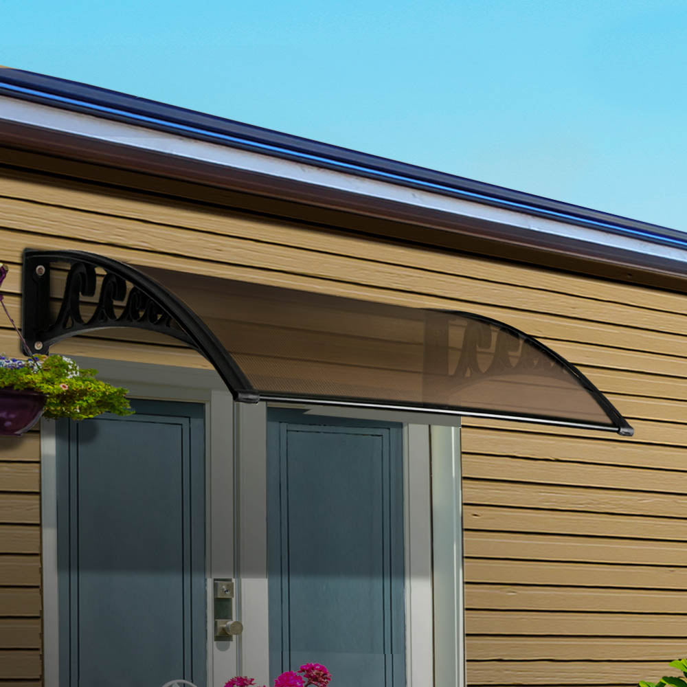 Window Door Awning | 1mx1m | Brown