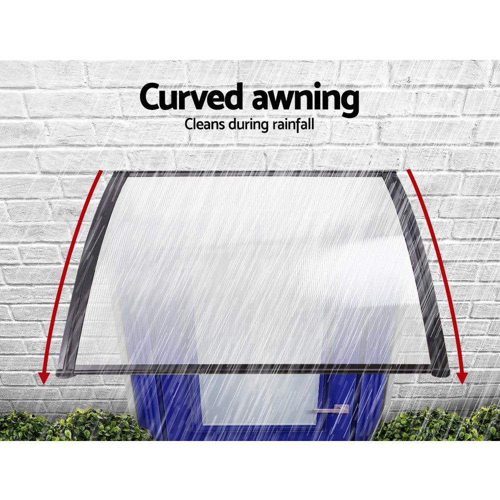 Window Door Awning | 1mx1.2m | Transparent
