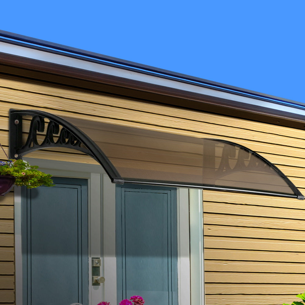 Window Door Awning | 1mx1.2m | Brown