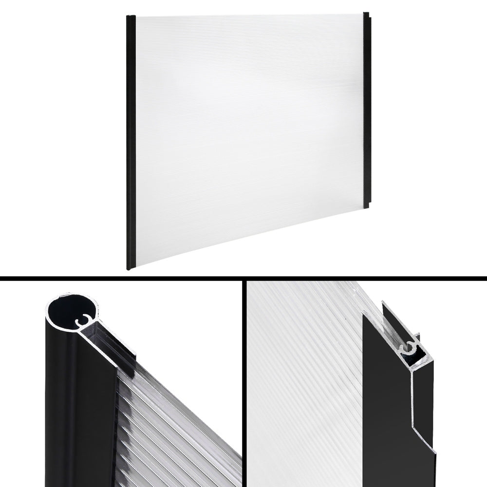 Window Awning | Door Canopy | 1mx2m | Transparent