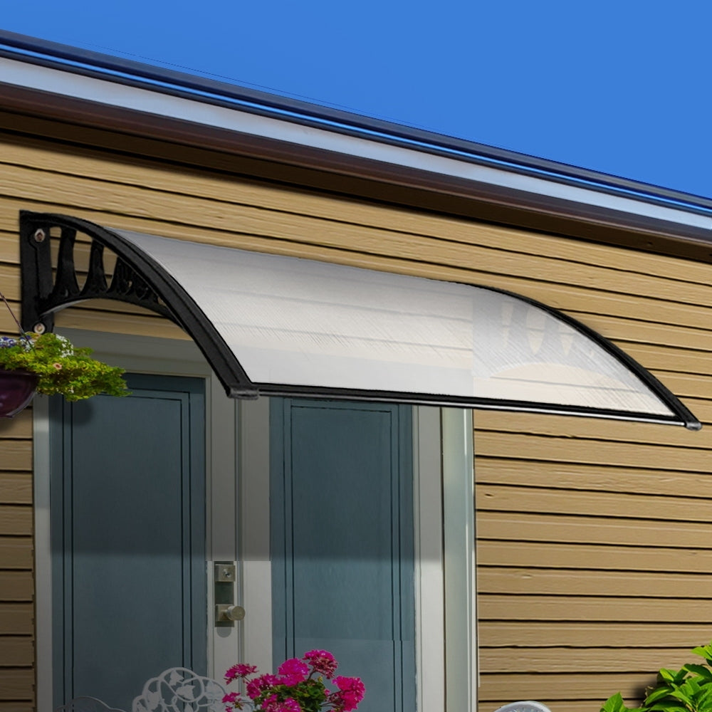 Window Awning | Door Canopy | 1mx2m | Transparent