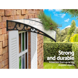Window Door Awning | 1mx2.4m | Transparent