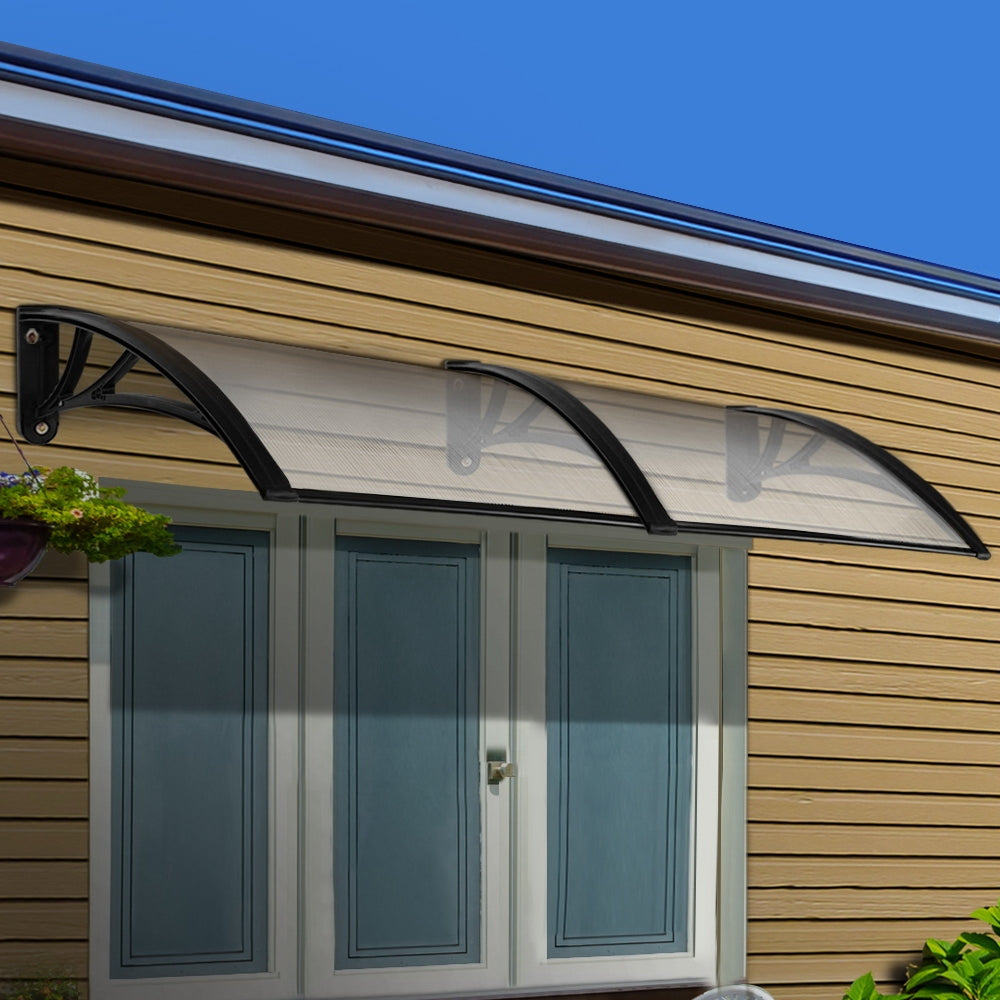 Window Door Awning | 1mx2.4m | Transparent
