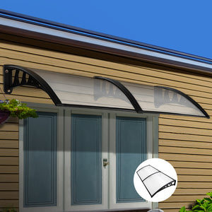 Window Door Awning | 1mx2.4m | Transparent