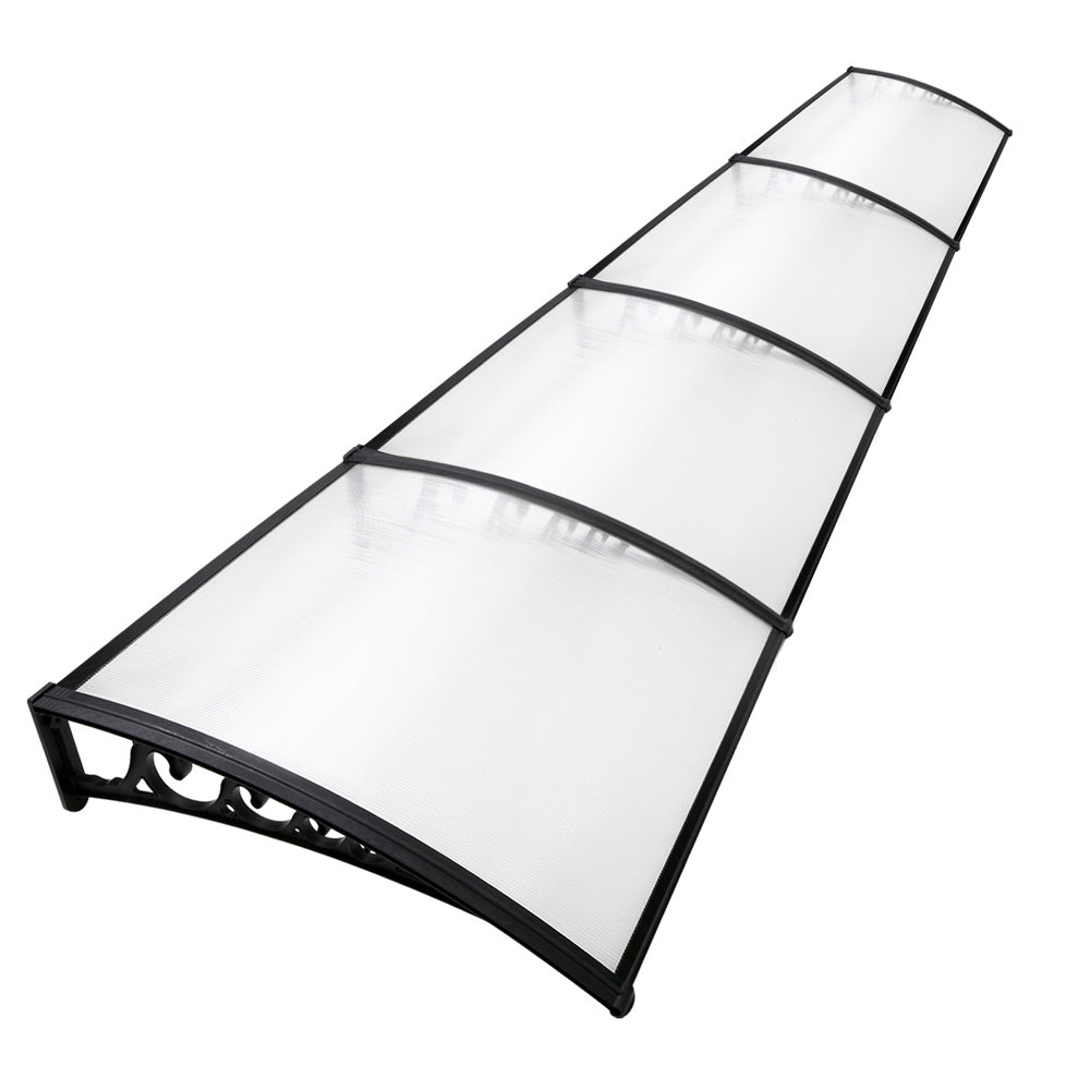 Window Door Awning | 1mx4m | Transparent