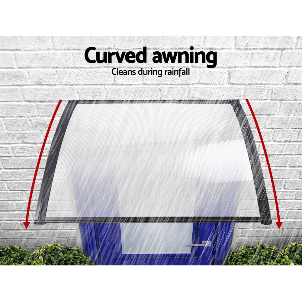 Window Door Awning | 1mx4m | Transparent