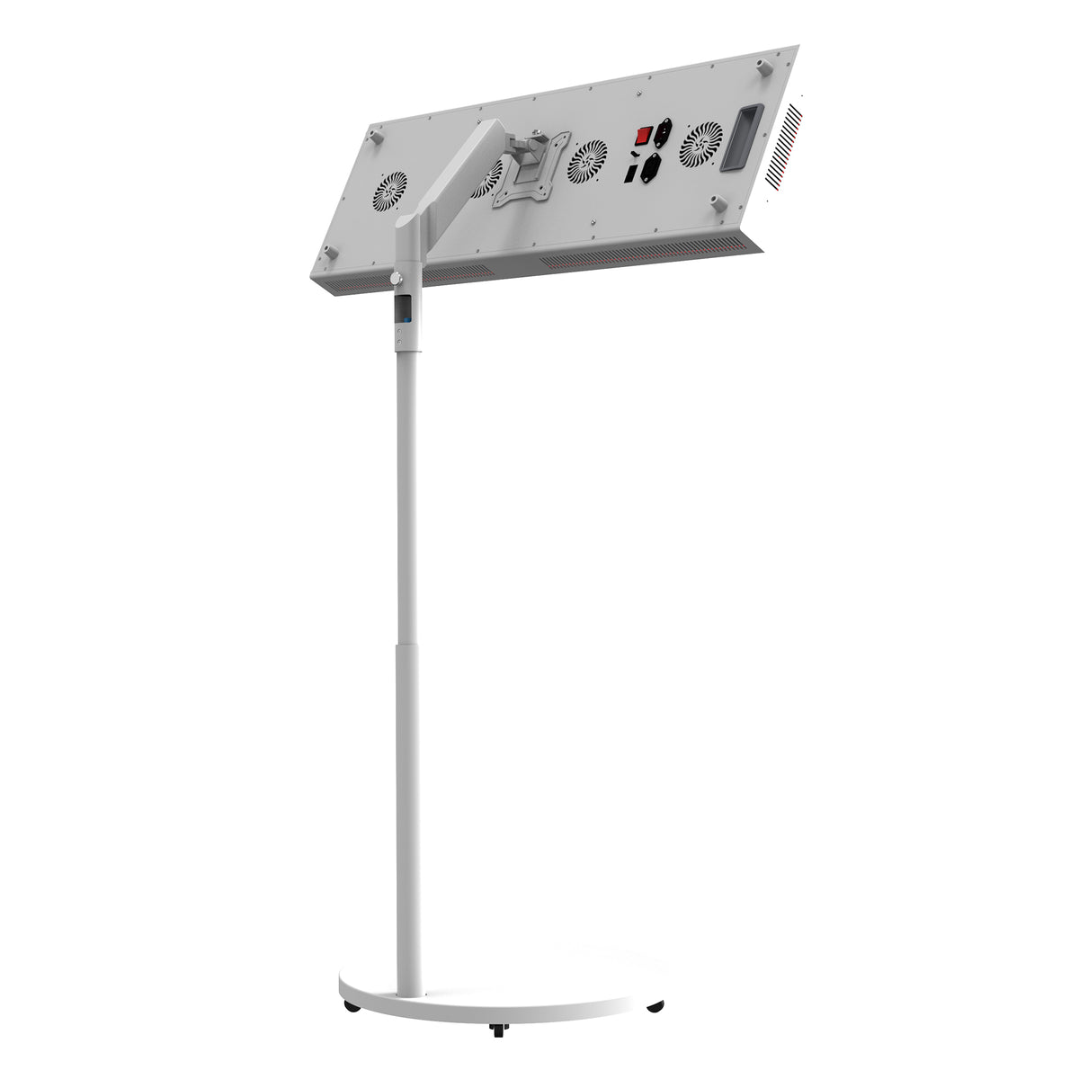 Gas Lift Red Light Therapy Panel Stand | Adjustable Height & Angle | Gas Spring Assisted