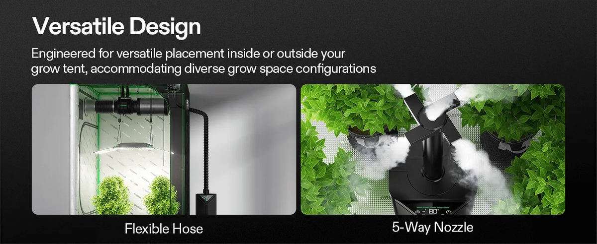 AeroStream H19 Intelligent Humidifier | 19L WiFi-Enabled with Temp & Humidity Probe for Grow Tents & Indoor Spaces