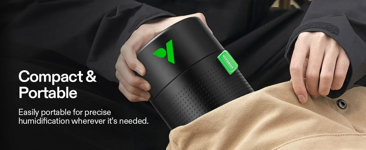 AeroStream U075 USB Humidifier | 750mL Compact Mist Humidifier with 2 Modes & Auto Shut-Off