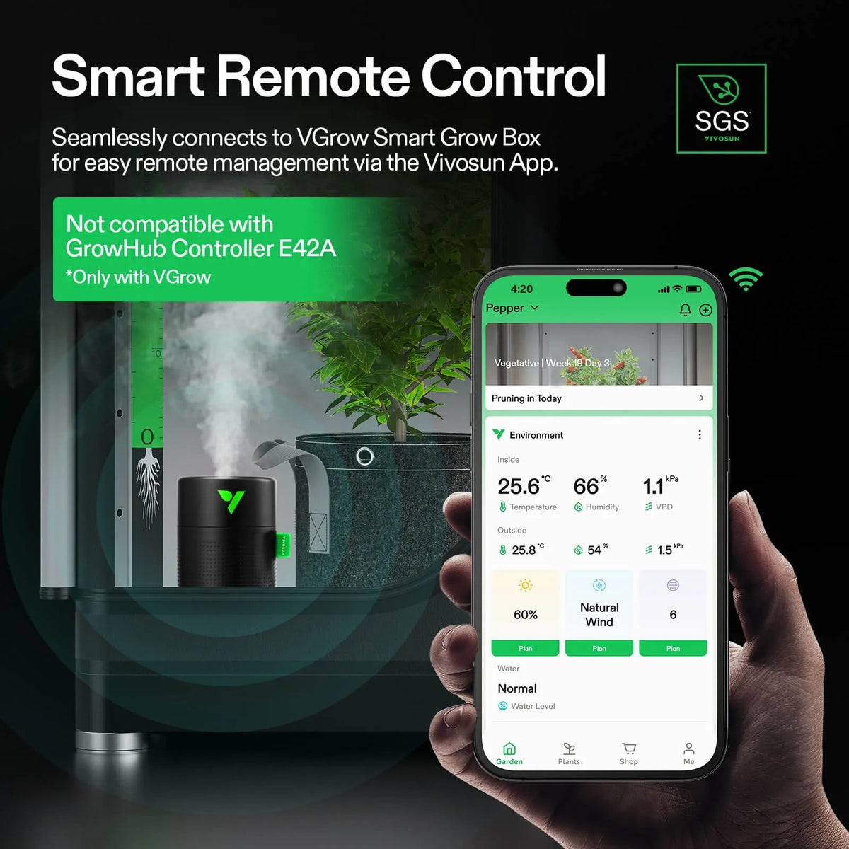 AeroStream U075 USB Humidifier | 750mL Compact Mist Humidifier with 2 Modes & Auto Shut-Off