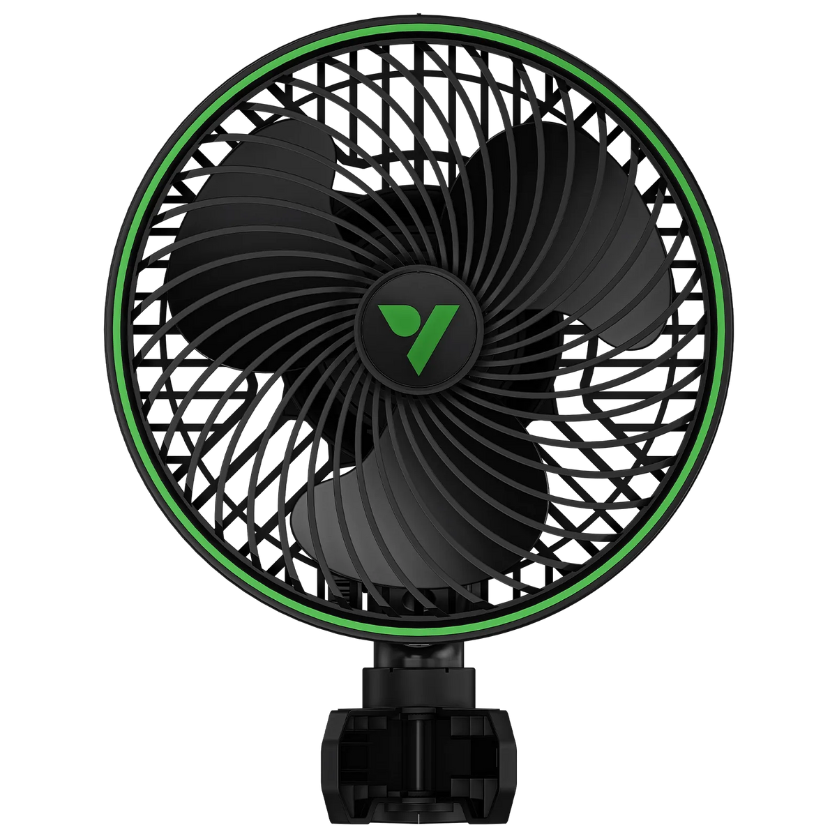 AeroWave E6 Gen2 6″ Clip Fan | EC Motor, Oscillating, Smart-Controlled Grow Tent Fan | 10 Speeds, IP54 Rated