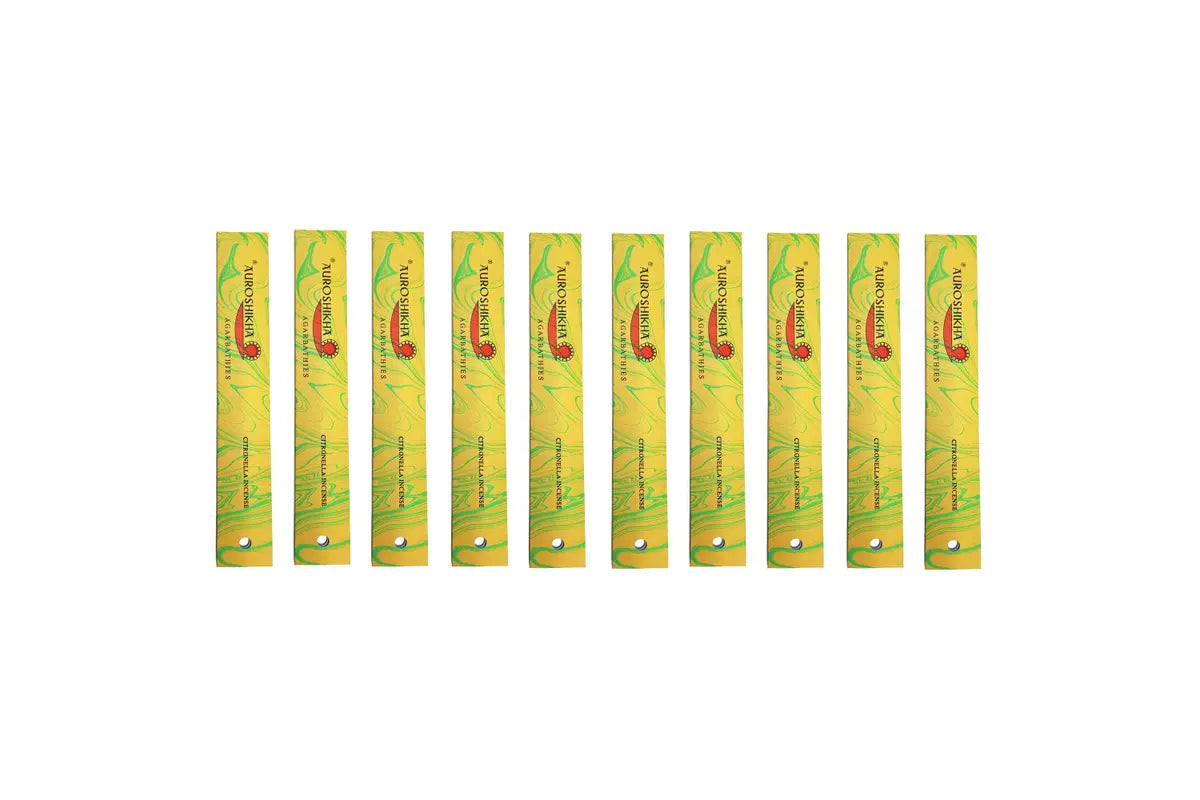 Auroshikha Citronella Incense | 10 Pack