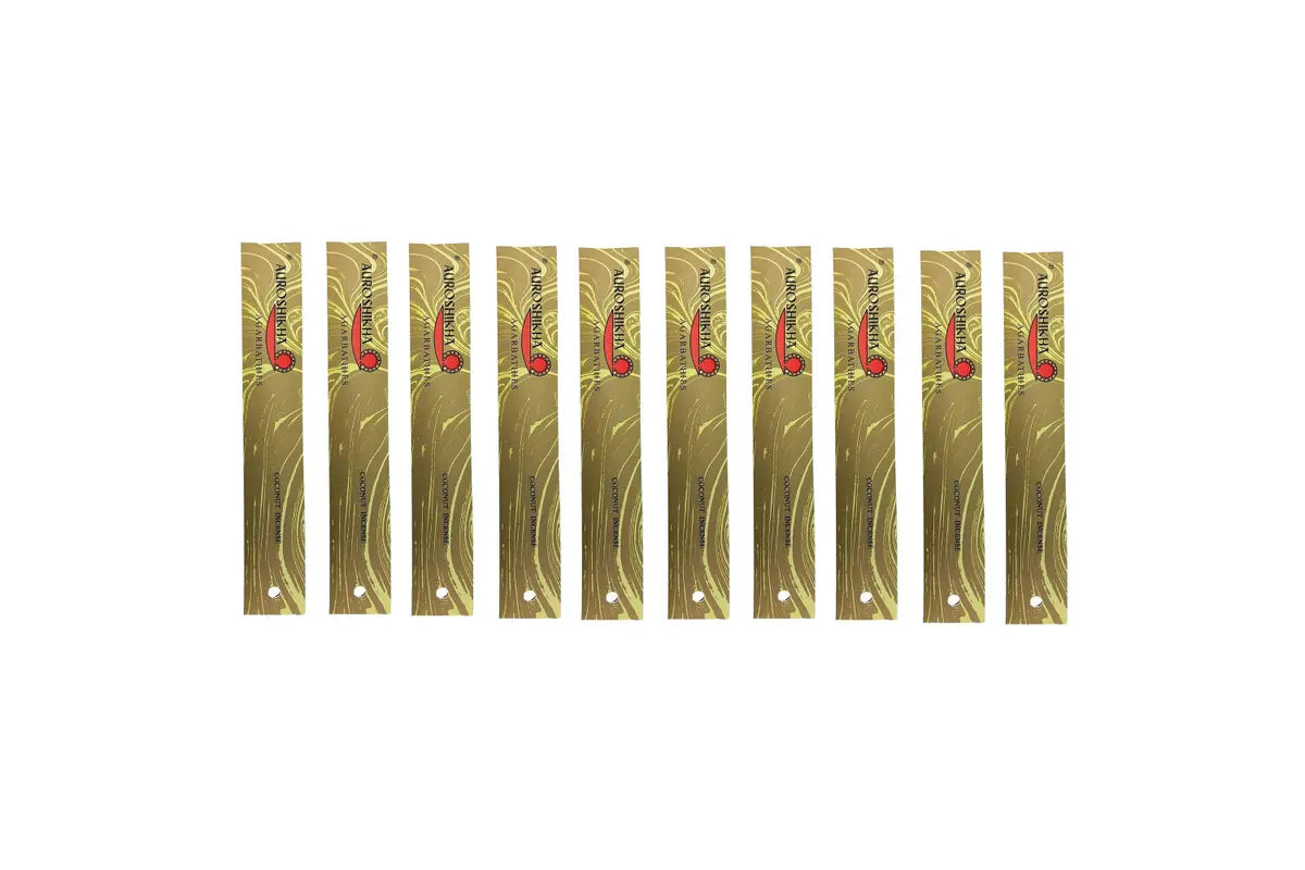 Auroshikha Coconut Incense | 10 Pack