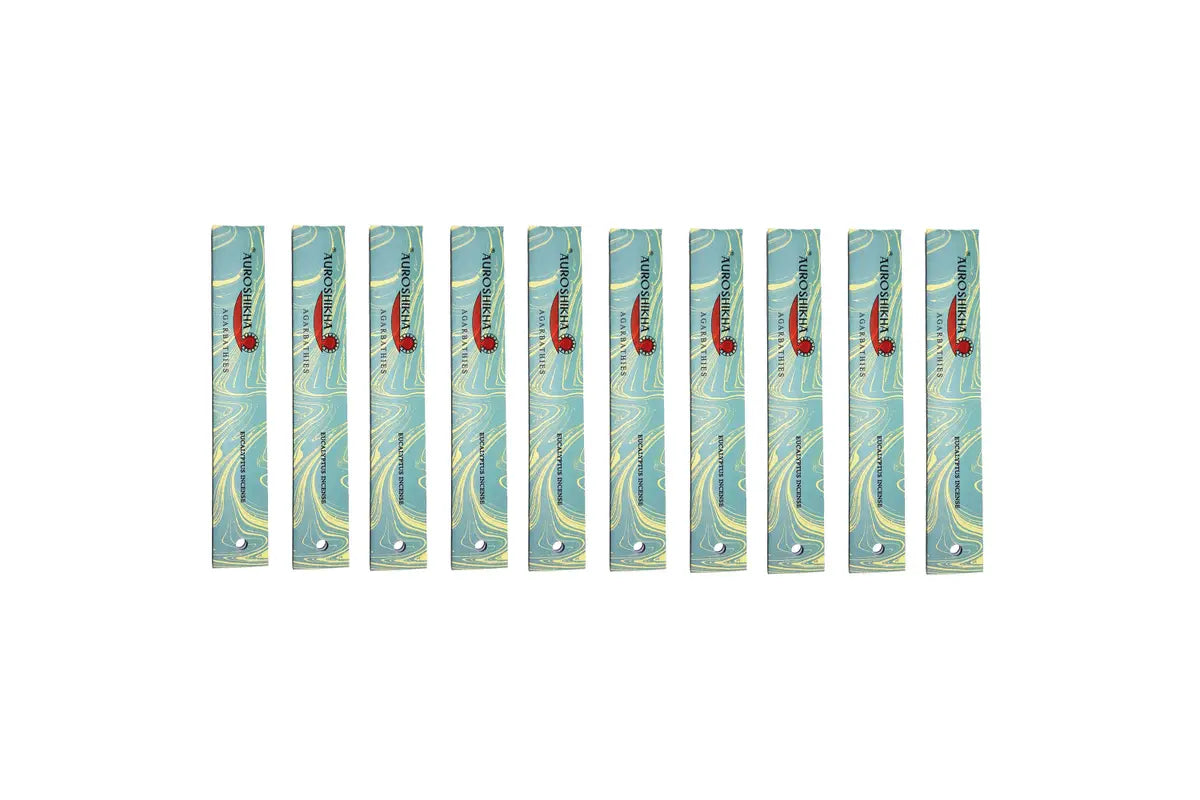 Auroshikha Eucalyptus Incense | 10 Pack