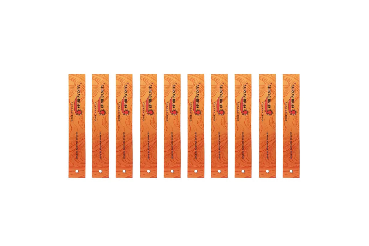 Auroshikha Orange Blossom Incense | 10 Pack
