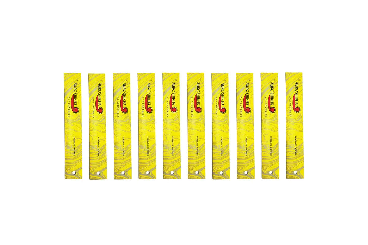 Auroshikha Tuberose Incense | 10 Pack