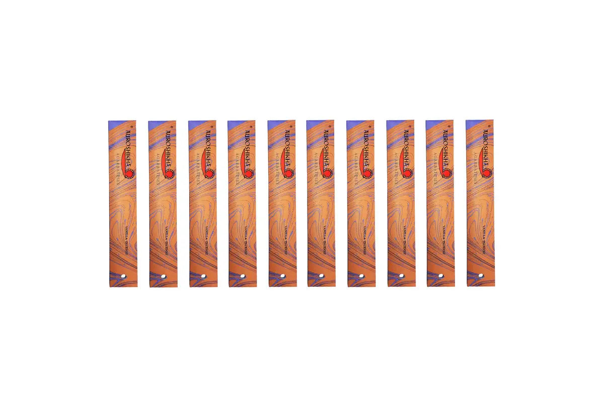 Auroshikha Vanilla Incense | 10 Pack