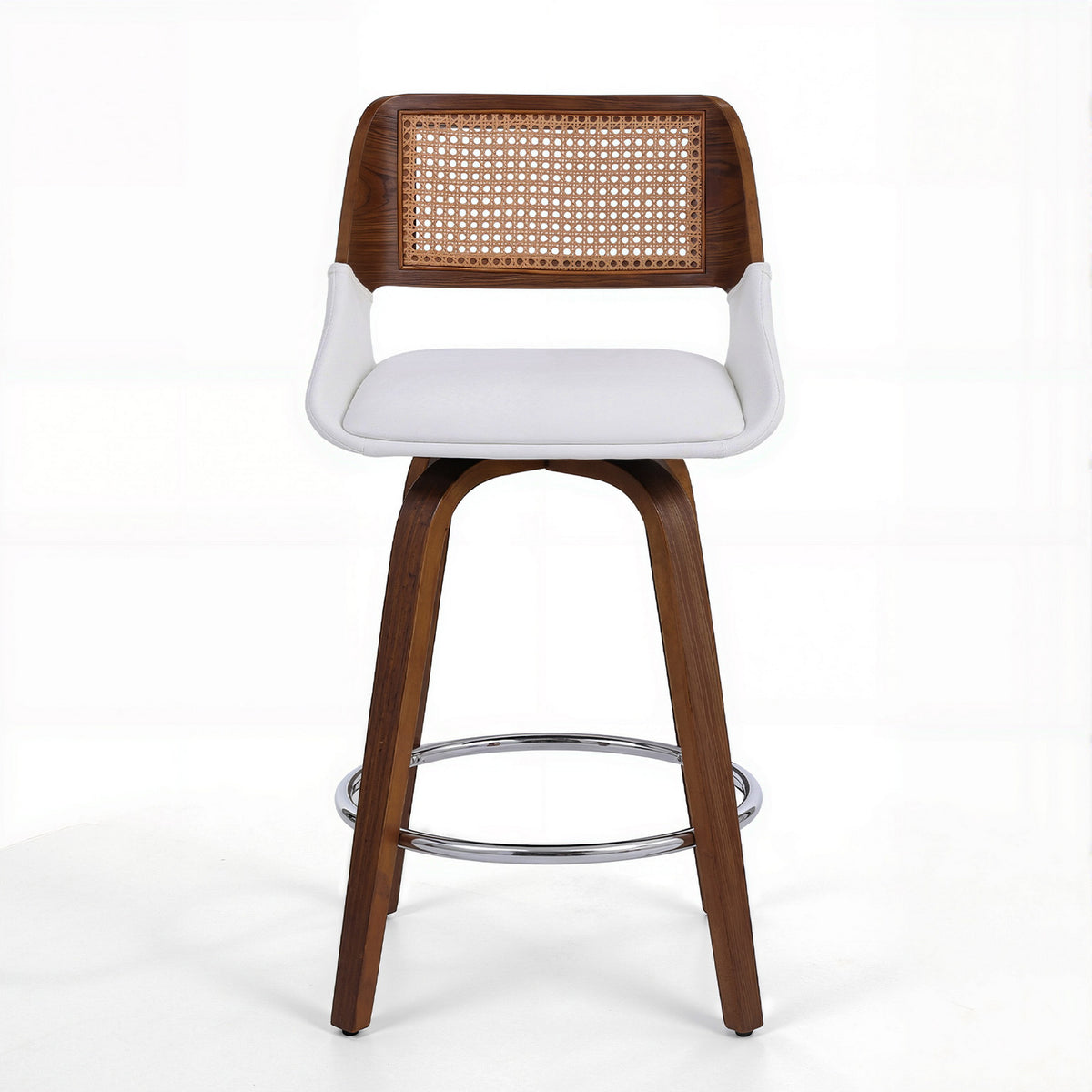 Bar Stool | Swivel | 60cm Seat Height | Wooden Counter Stool