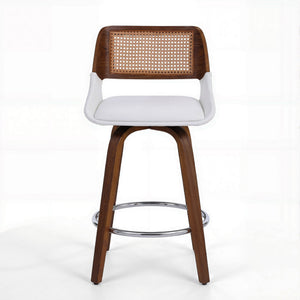 Bar Stool | Swivel | 60cm Seat Height | Wooden Counter Stool