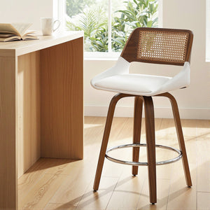 Bar Stool | Swivel | 60cm Seat Height | Wooden Counter Stool