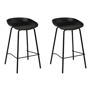 2x Bar Stools | Kitchen Counter Stools | Metal