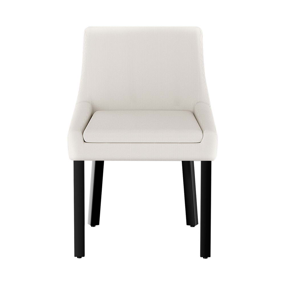 Artiss Dining Chairs | Set of 4 | Corduroy | Wooden Frame | Beige