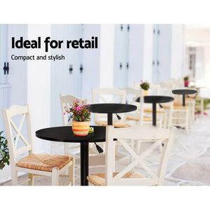 Bar Table | Gas Lift | Round | Black