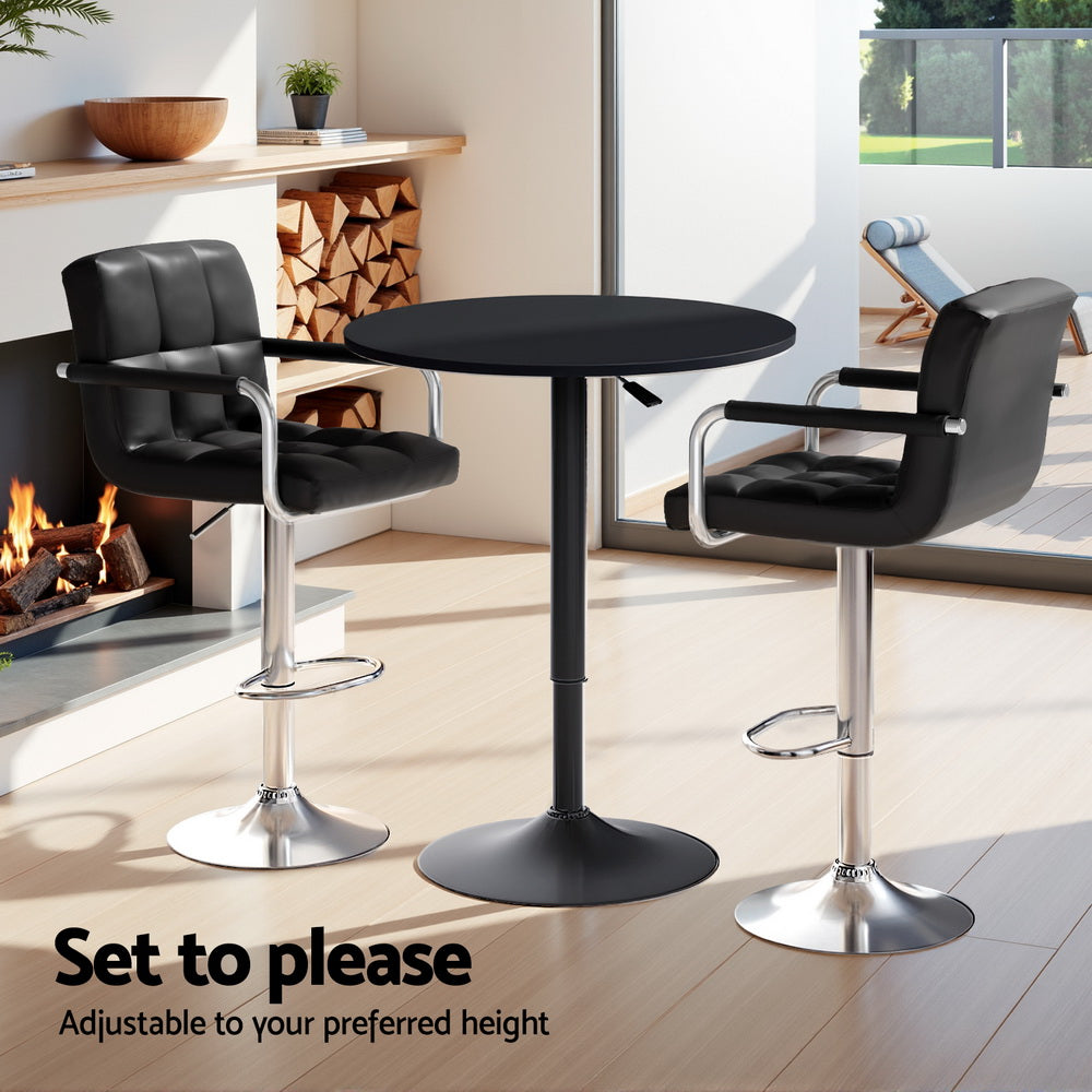 Artiss Bar Table & Stools Set | Dining Desk | Kitchen Chairs | Cafe Pub | Contemporary