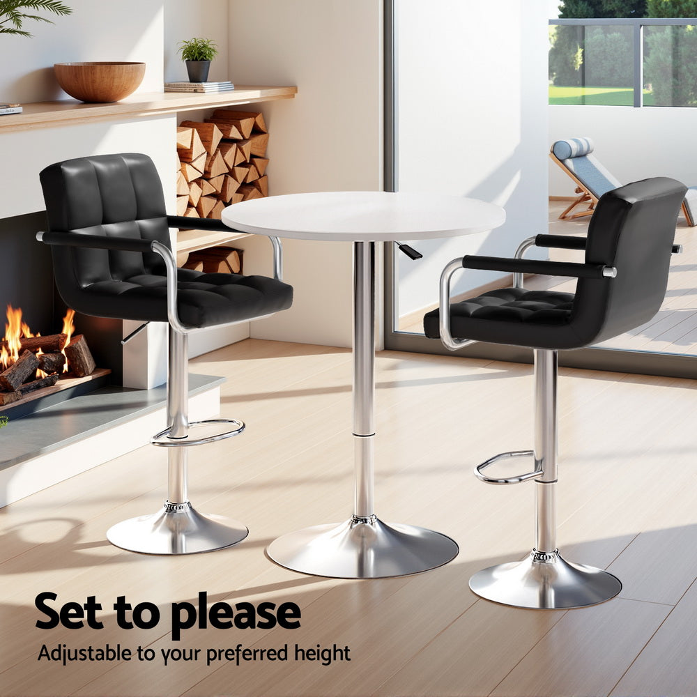 Artiss Bar Table & Stools Set | Dining Desk | Kitchen Chairs | Pub Style | Modern