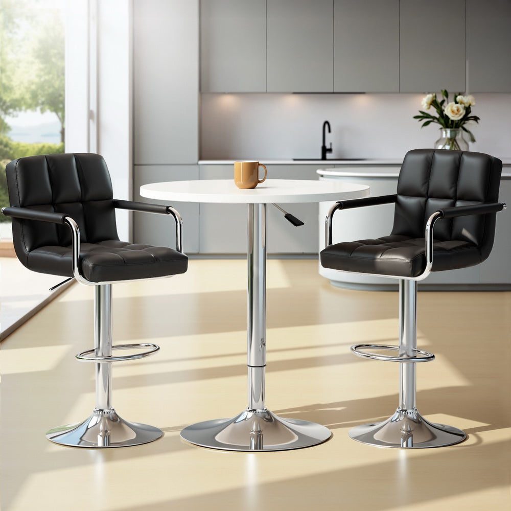 Artiss Bar Table & Stools Set | Dining Desk | Kitchen Chairs | Pub Style | Modern