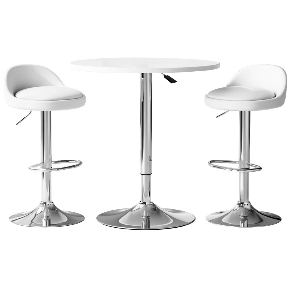 Artiss Bar Table & Stools Set | Dining Desk | Kitchen Chairs | Cafe Pub