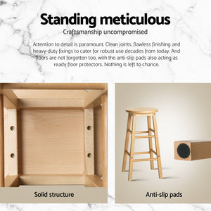 Artiss Bar Table & Stools Set | Dining Desk | Kitchen Chairs | Cafe Pub | Modern