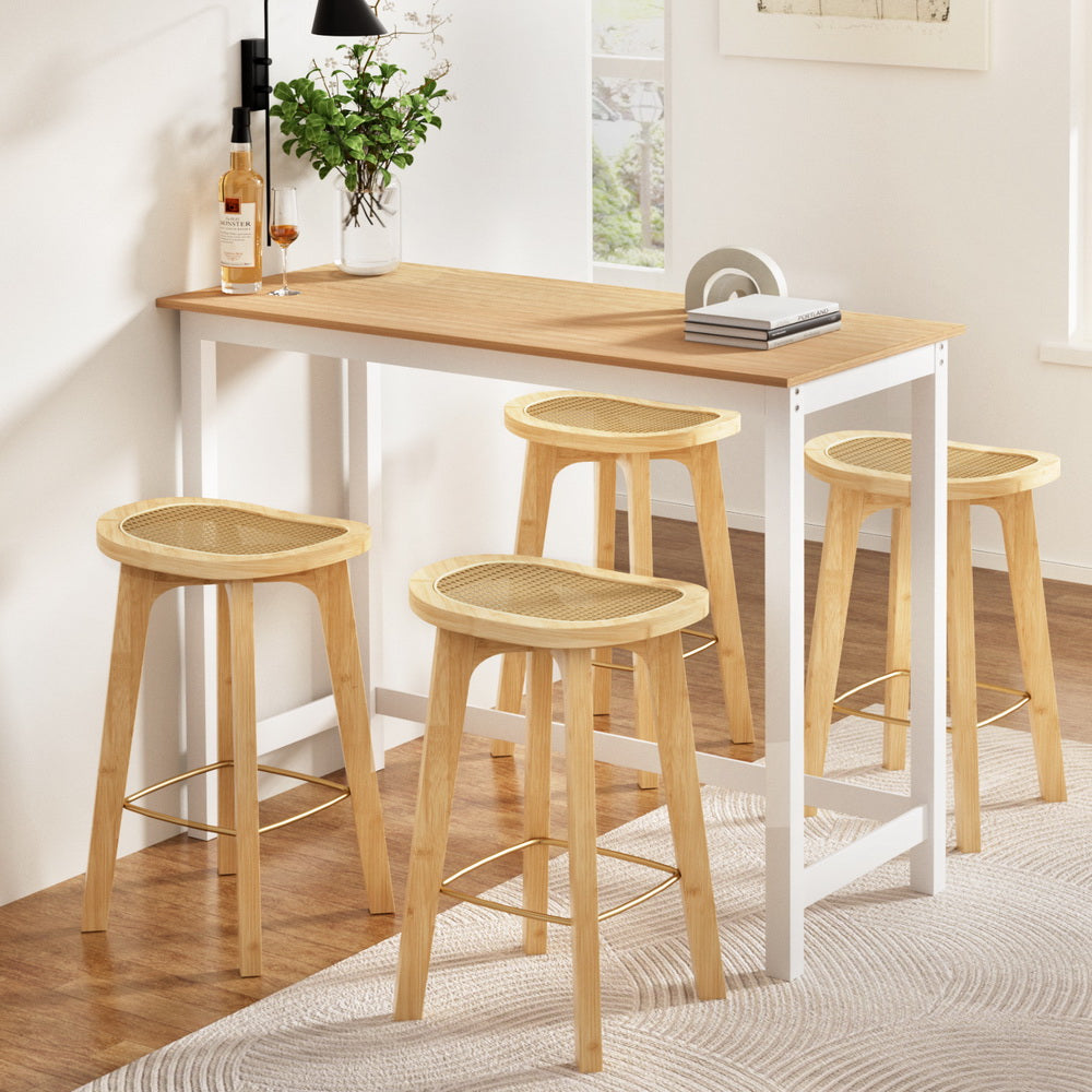 Artiss Bar Table & Stools Set | Dining Desk | Kitchen Chairs | Cafe Pub | Modern