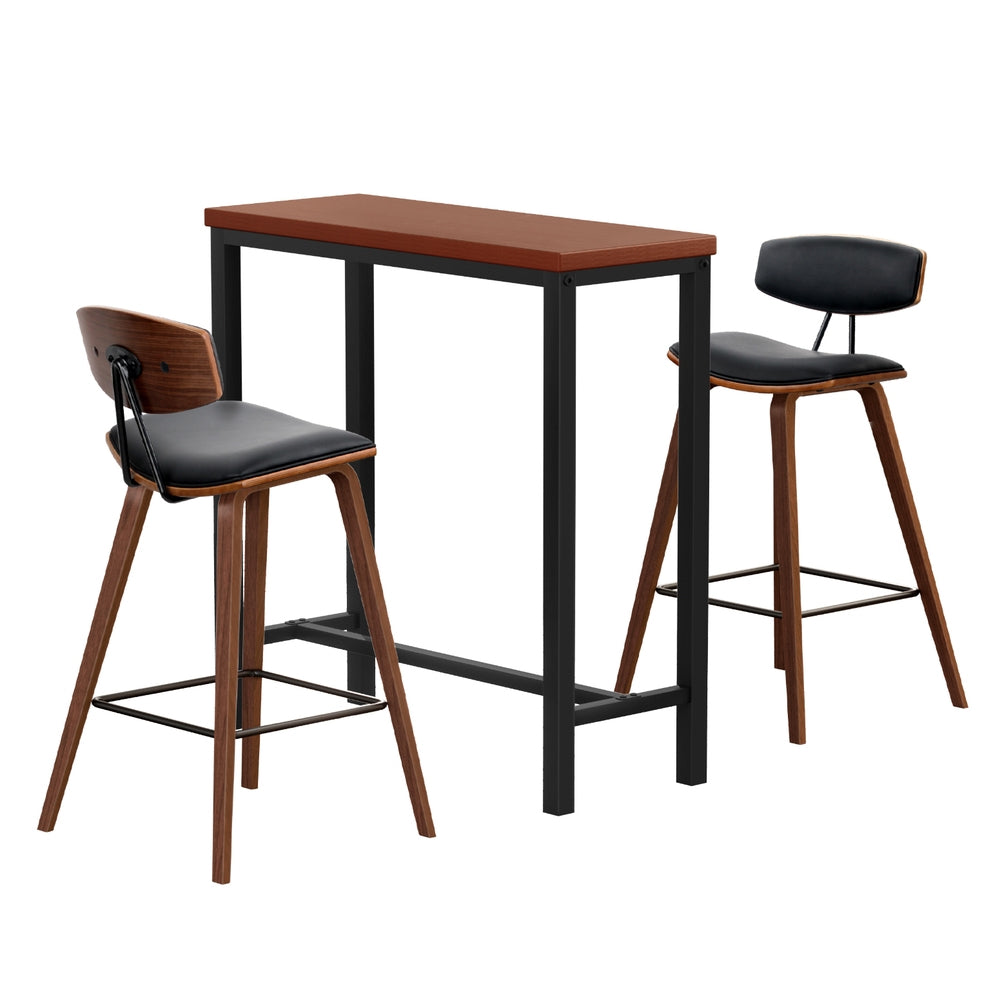 Artiss Bar Table & Stools Set | Dining Desk | Kitchen Chairs | Cafe Pub | Modern