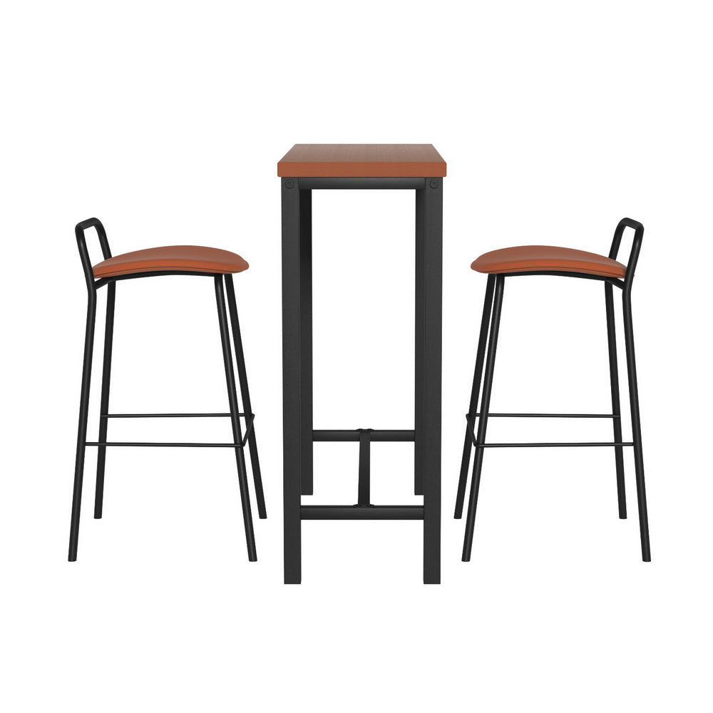 Artiss Bar Table & Stools Set | Dining Desk | Kitchen Chairs | Cafe Pub