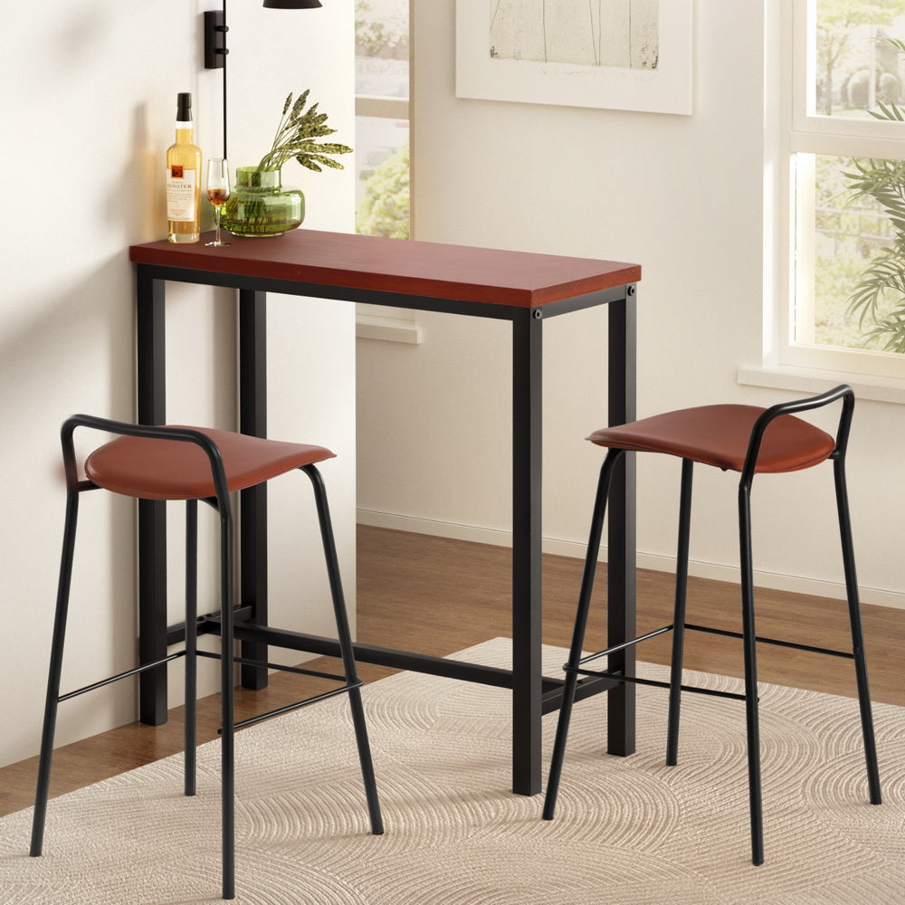 Artiss Bar Table & Stools Set | Dining Desk | Kitchen Chairs | Cafe Pub