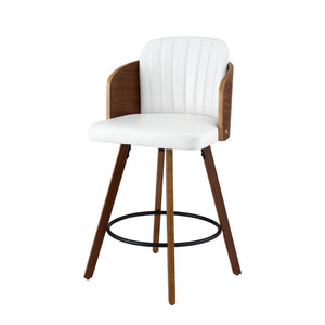 Wooden Bar Stool | Swivel | 58cm Seat Height | Kitchen Counter Stool
